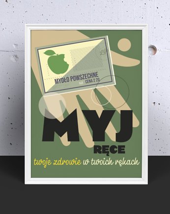 Plakat prl do łazienki