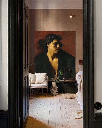 "A Spanish Woman" - John Singer- obraz na płótnie lub plakat