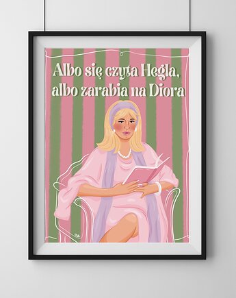 Plakat "Hegel czy Dior"