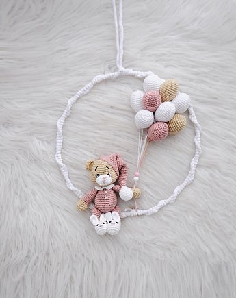 Łapacz snów - beż/brudny róż, Lollipop