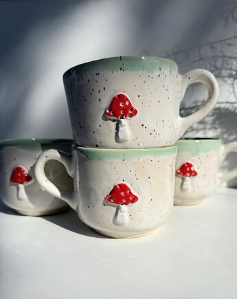 Kubek ceramiczny muchomorek