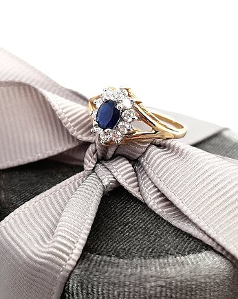 Złoty Pierścionek - Szafir