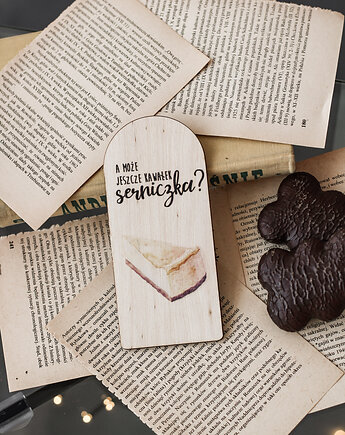 Serniczka?  - Świąteczna zakładka do książek, Winietka dekoruje