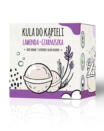Kula do kąpieli Lawenda - Czarnuszka