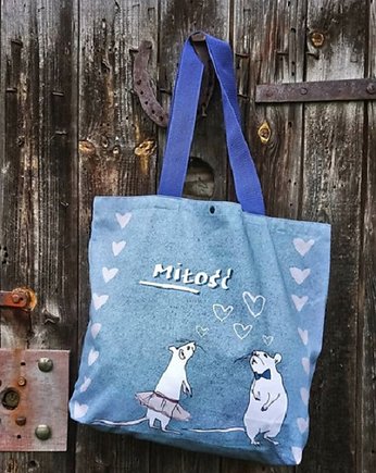 TORBA print MYSZKI (bawełna)