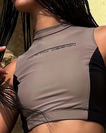 Sattat Swim & Surf Top Mocha Sportowa góra z wyjmowanymi wkładkami