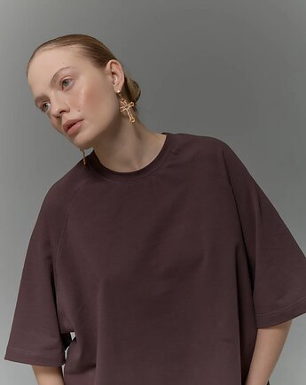 T-shirt Chillout choclate crew neck