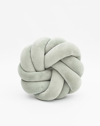 Poduszka Knot Pillow Rozeta Szałwia