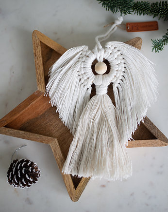 Makramowy Aniołek, makrama ryneczek