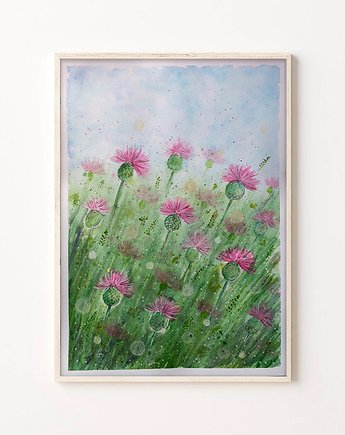 Sale! Oryginalna akwarela. Oset A3