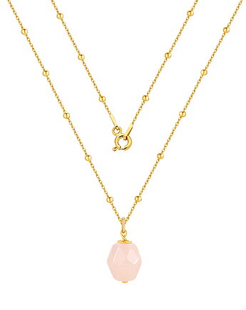 Złoty naszyjnik awenturyn naturalny, MYNESS