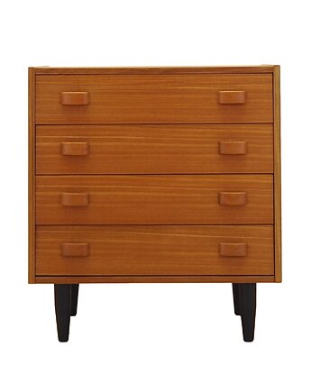 Komoda tekowa, duński design, lata 60, produkcja: Dania