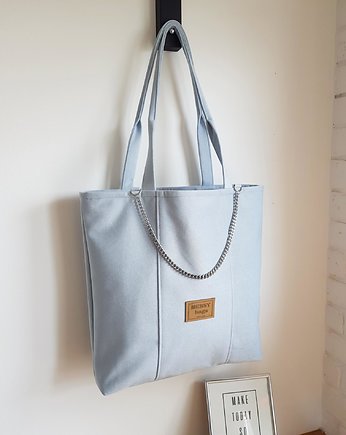 Torebka damska Big City Bag pastelowy niebieski