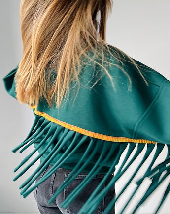 Boho Things / bawełniana bluza boho z frędzlami