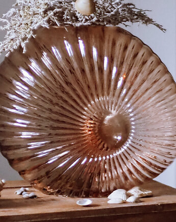 Wazon w kształcie muszli-różowy, 25cm