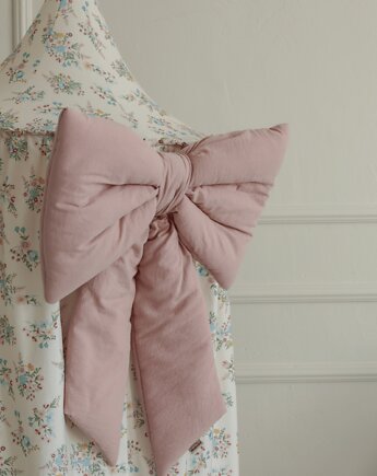 Kokarda dekoracyjna washed cotton pink