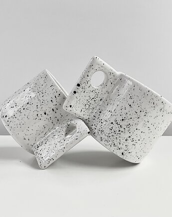 Filiżanka #07 /white and black, 100ml/ z serii Architecture