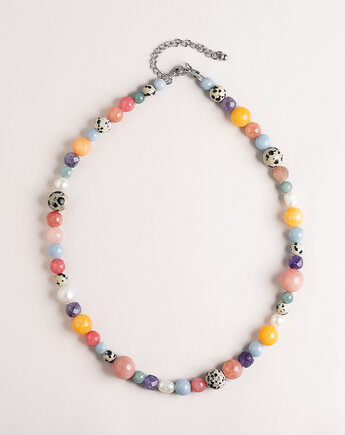 Naszyjnik z kamieni Kolorowe pastele, Konevka store