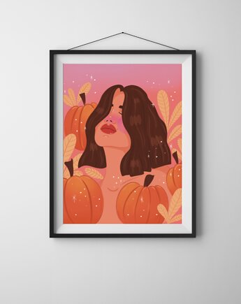 Plakat "Pumpkin Girl"