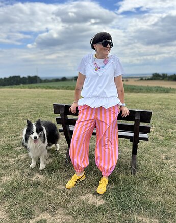 Balloon pants w paski p/r