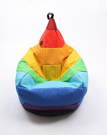 Puf TIPI PATCHWORK tęcza