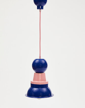Fern Flower Lamp Ultramarine & Pink