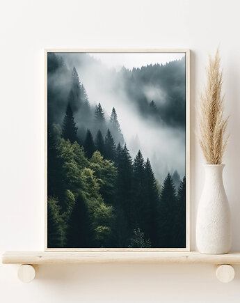Plakat Zanurzeni w zielonej mgle