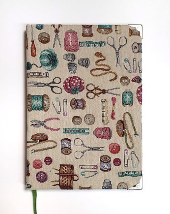 Bullet Journal  Igła z nitką A5 w kropki