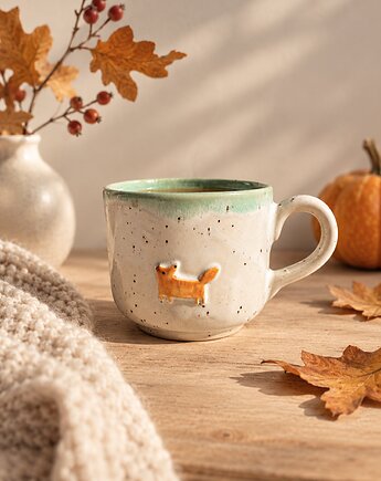 Kubek ceramiczny lisek
