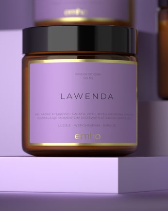 Świeca sojowa LAWENDA