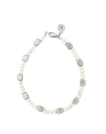 Bransoletka Boho Chic - Howlit - Srebrna
