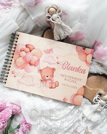 Upominek dla DZIECKA, metryczka urodzenia pamiątka na chrzest urodziny dziecka, LOO LOO DREAM