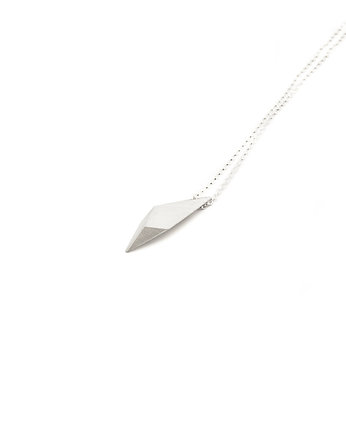 ONE EDGE / SATIN silver necklace