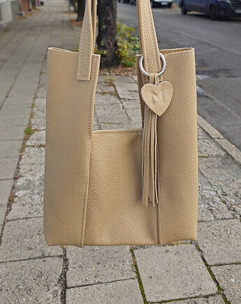 Skórzana torebka do ręki, modeMania