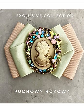 Brosza Kamea Styl Glamour Dama Kameliowa 1 szt