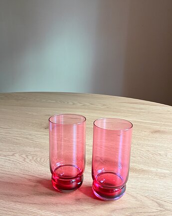 SZKLANKI RUNO SLIM (2 szt.) 220 ml fuksja