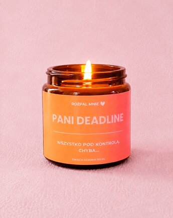 Świeca sojowa Pani Deadline
