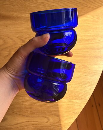 Zestaw Szklanek  RUNO - 2 SZTUKI (kobaltowe1) 220ml