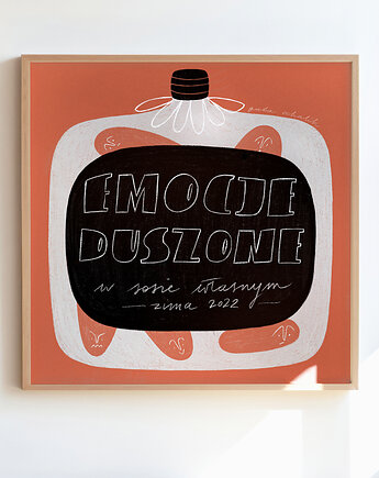 Plakat Emocje duszone