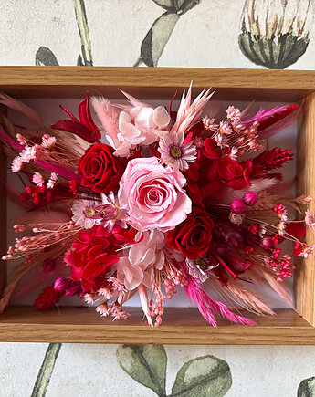 Dekoracyjna ramka z wiecznymi różami, BloomyConcept