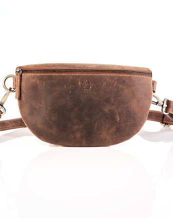 SKÓRZANA SASZETKA NA PAS VINTAGE PAOLO PERUZZI T-36-BR