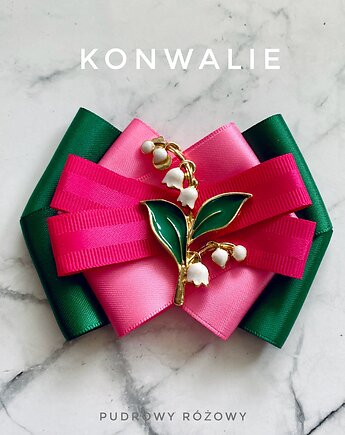 Kolekcja Kwiatowa KONWALIE Brosza z kwiatami