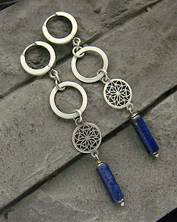 Kolczyki Lapis lazuli