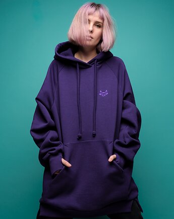 Bluza SUMO fioletowa / oversize hoodie