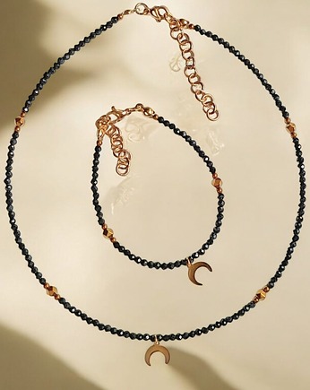 RAZEM TANIEJ!! ochronny naszyjnik i bransoletka w pudełku jubilerskim, kaktusia