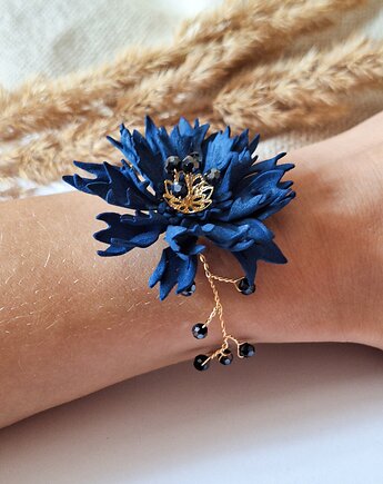 Bransoletka chabry bławatek niebieskie kwiaty, Kwiat Paproci