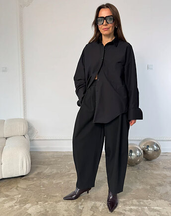 Koszula Calm black oversize cotton