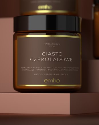 Świeca sojowa CIASTO CZEKOLADOWE