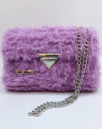 Plush nr3 - torebka wykonana z pluszowej włóczki, K&D