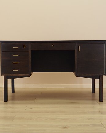 Biurko dębowe, duński design, lata 70, produkcja: Dania